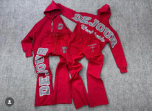 Load image into Gallery viewer, KIDS DE&#39;JOUR &quot;WORLDWIDE&quot; FLARED ZIP UP SET
