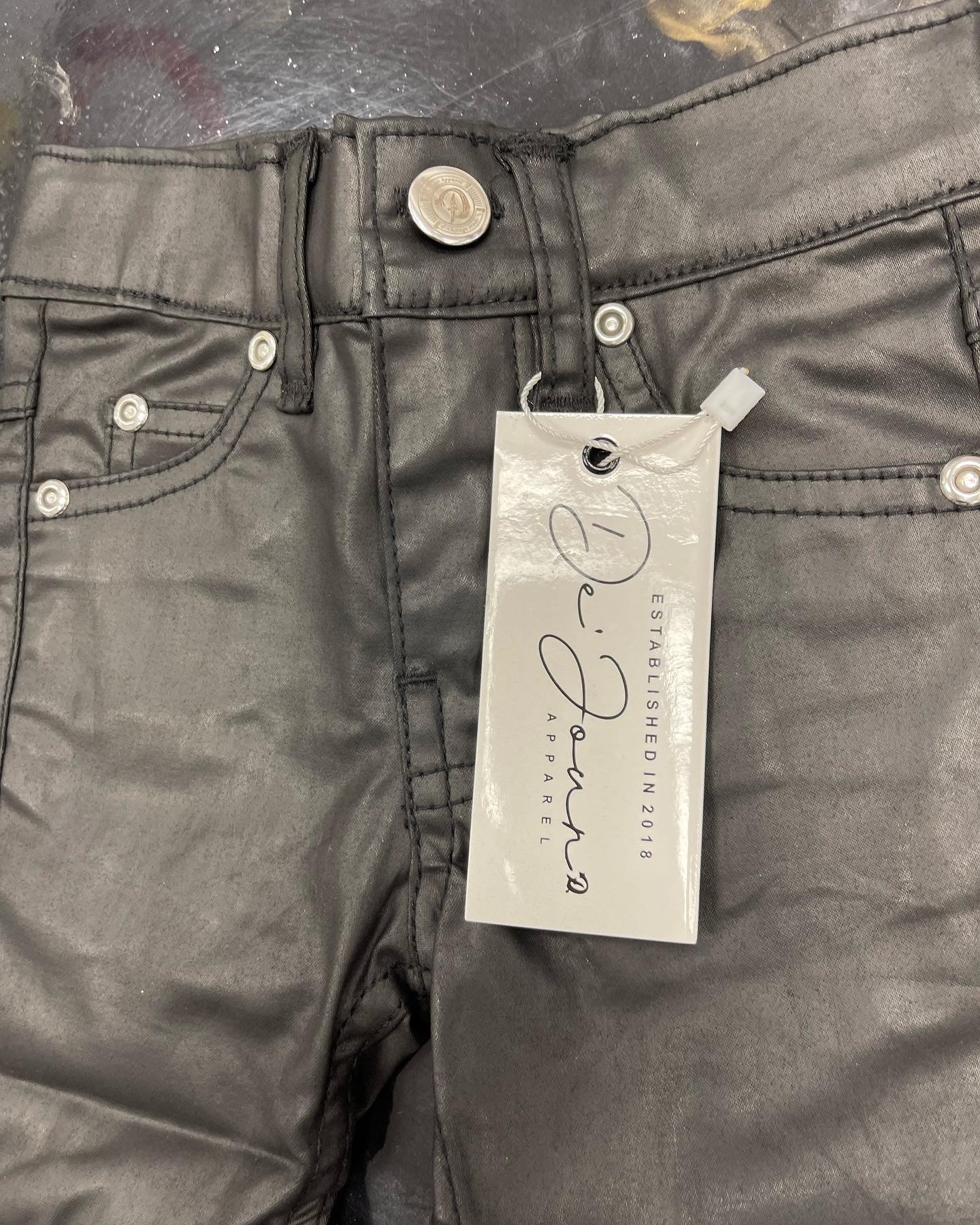 KIDS WAXED SKINNY JEANS – De'Jour Apparel