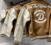 Load image into Gallery viewer, &quot;NOT FOR THE WEAK HEARTED&quot; LETTERMAN JACKET
