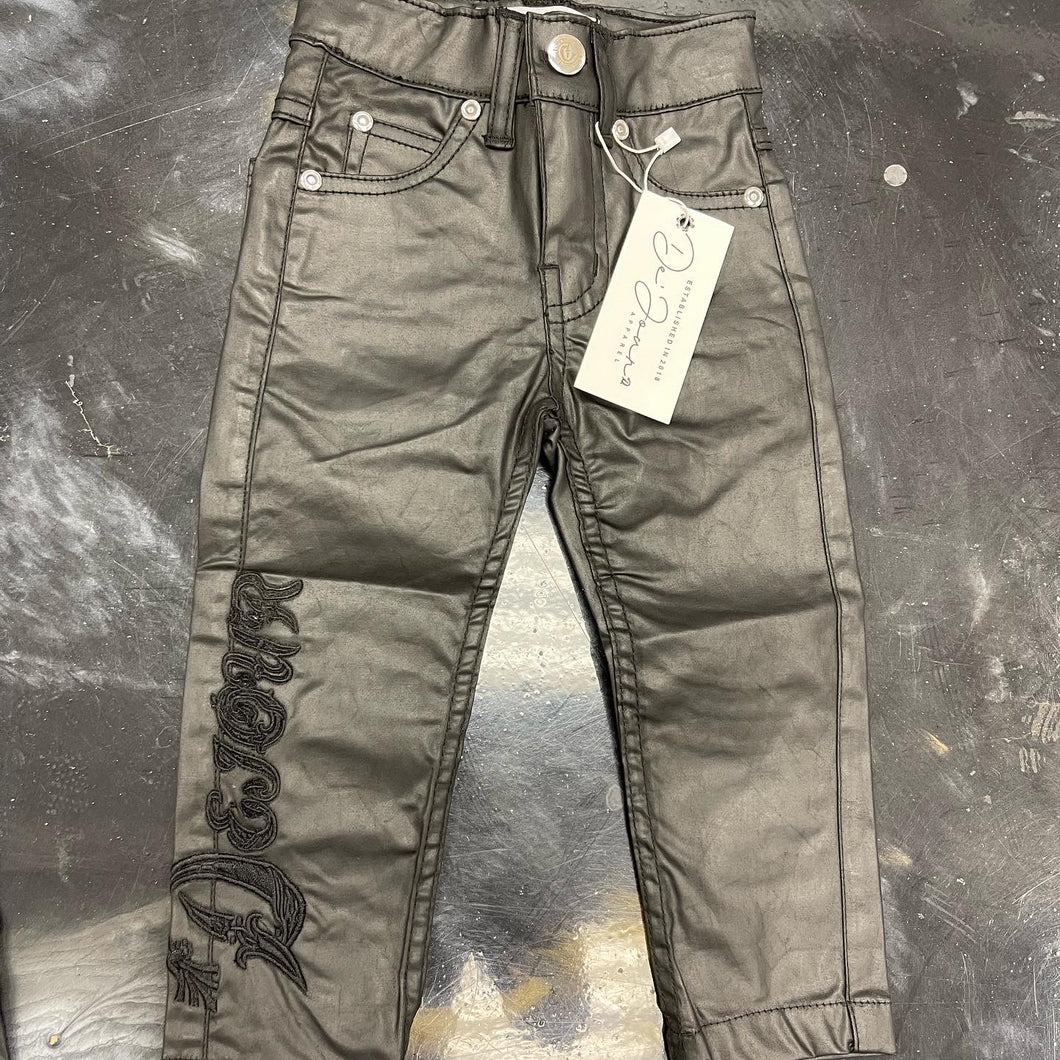 KIDS WAXED SKINNY JEANS